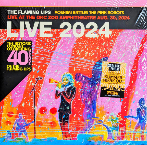 The Flaming Lips – Yoshimi Battles The Pink Robots (Live At The Okc Zoo Amphitheatre Aug. 30, 2024) (2 Discos)